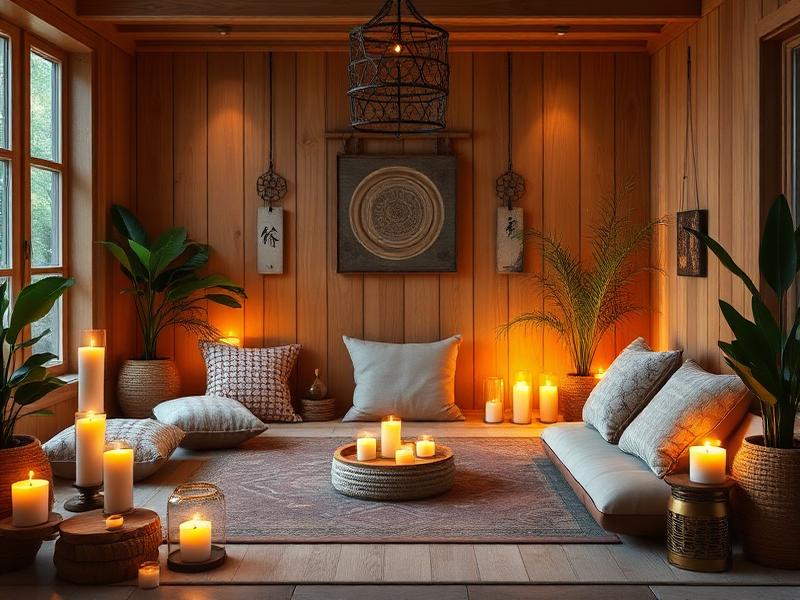 A tranquil meditation space